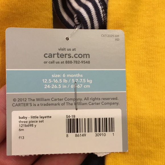 Carters I dig auntie outfit 6 month - Picture 5 of 6